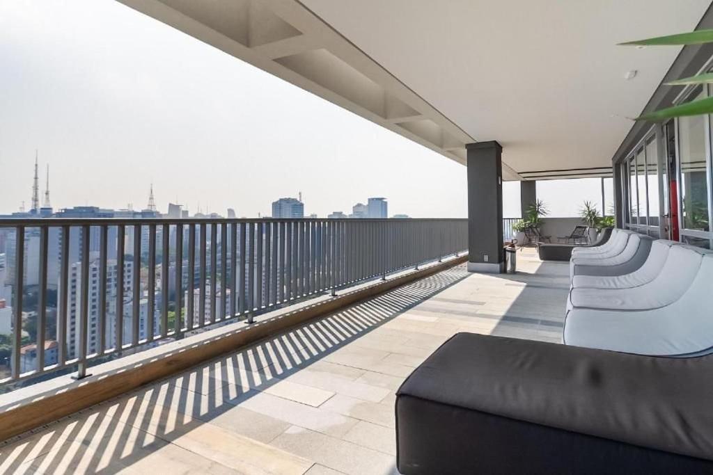 Studio novo a 5 min da Av Paulista e ao lado do metrô, com Wifi, Academia e Piscina na Cobertura - vn1003 São Paulo Exterior foto