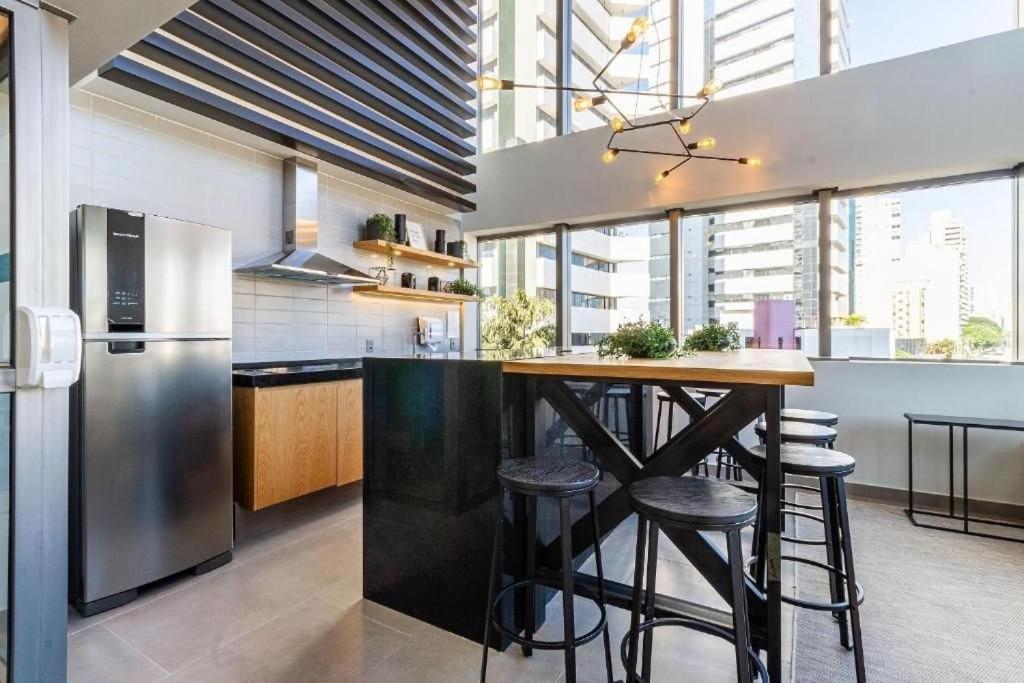 Studio novo a 5 min da Av Paulista e ao lado do metrô, com Wifi, Academia e Piscina na Cobertura - vn1003 São Paulo Exterior foto