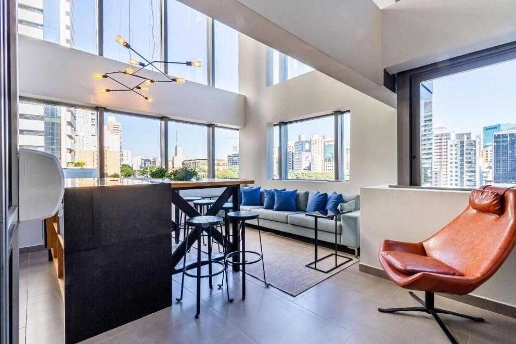Studio novo a 5 min da Av Paulista e ao lado do metrô, com Wifi, Academia e Piscina na Cobertura - vn1003 São Paulo Exterior foto
